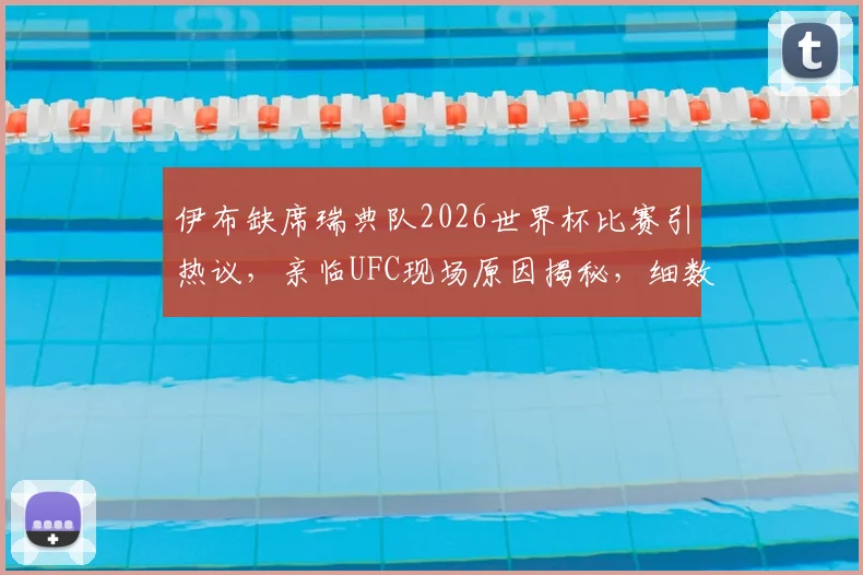 伊布缺席瑞典队2026世界杯比赛引热议，亲临UFC现场原因揭秘，细数其与国家队恩怨过往